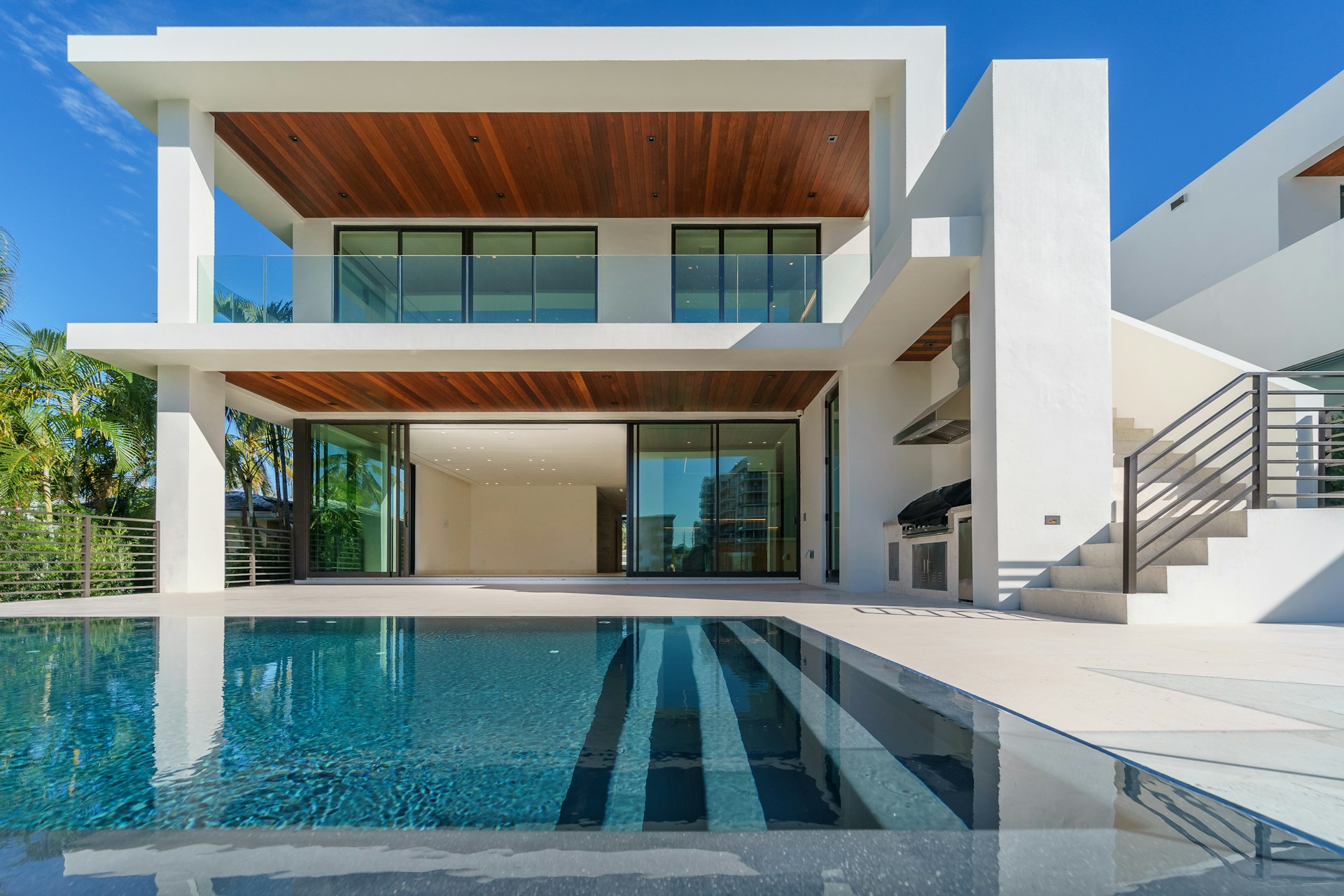 Premium contemporary villa architecture — illustrative cinematic imagery